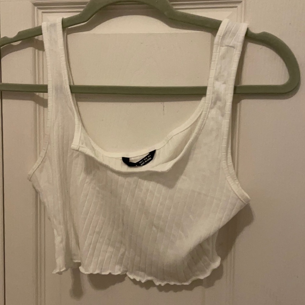 Shein White Crop Top